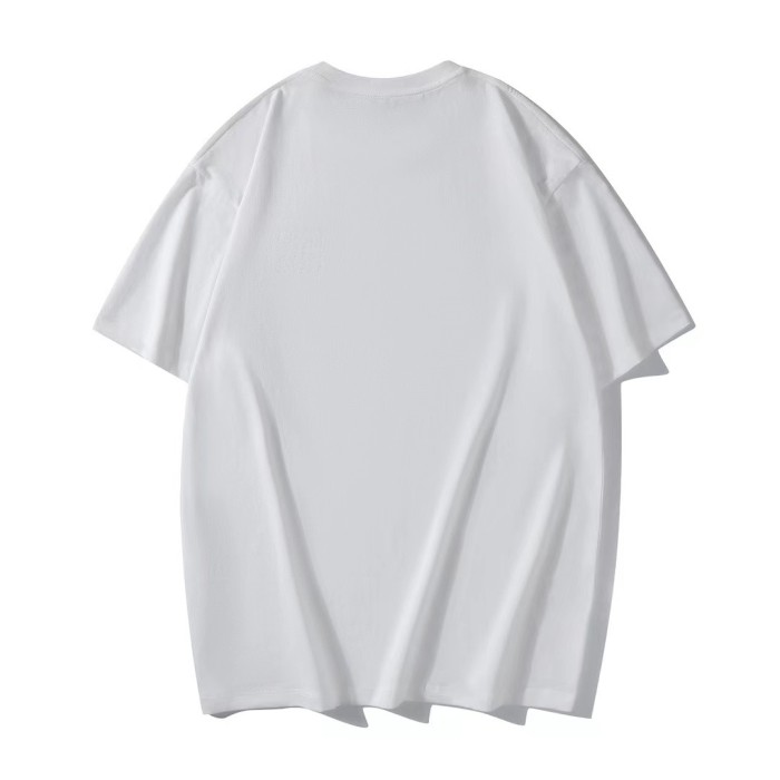 NIGO Loewe Men's and Women's Solid Color Embroidered Logo Print Round Neck Cotton Short Sleeve T-Shirt #nigo77814