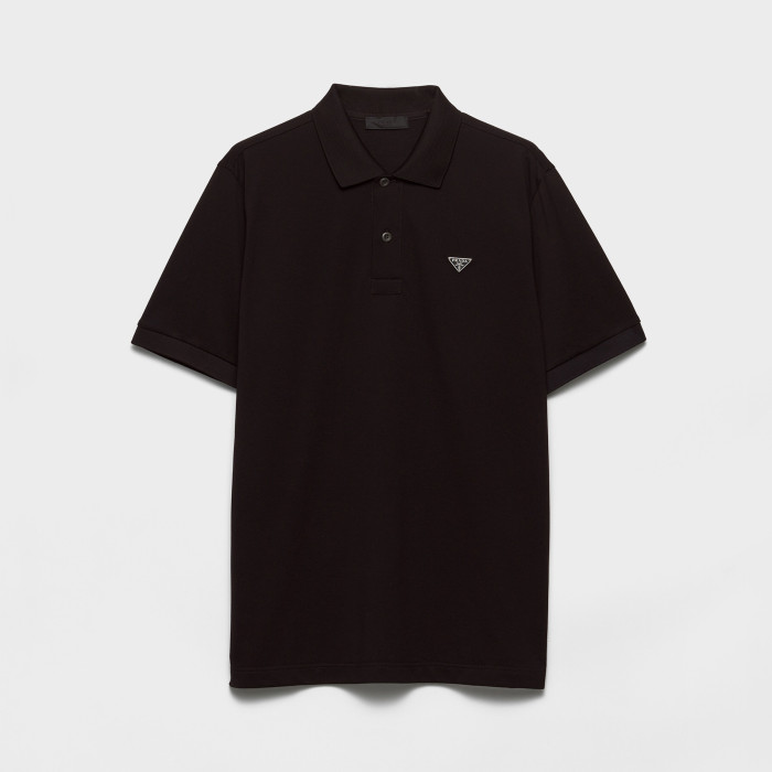 NIGO Prada Men's Summer Solid Color Metal Logo Cotton Polo Shirt Short Sleeve T-Shirt #nigo77798
