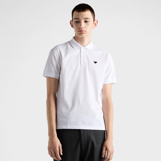 NIGO Prada Men's Summer Solid Color Metal Logo Cotton Polo Shirt Short Sleeve T-Shirt #nigo77798