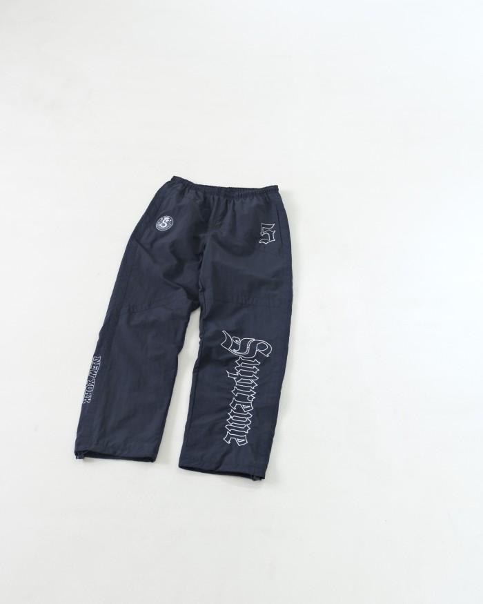 NIGO Supreme SS25 WEEK12 Old English Track Jacket Men's And Women's Spring/autumn Logo Pattern Patchwork Zipper Stand-up Collar Long-sleeved Jacket And Sweatpants Pants Set Suit #nigo77832