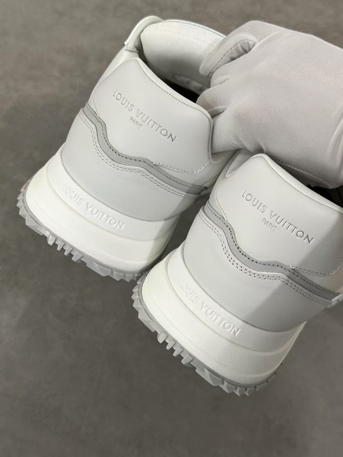 NIGO Louis Vuitton Run Away Maxi Men's Solid Colour Leather Low-Top Lace-Up Sneakers Shoes #nigo77817