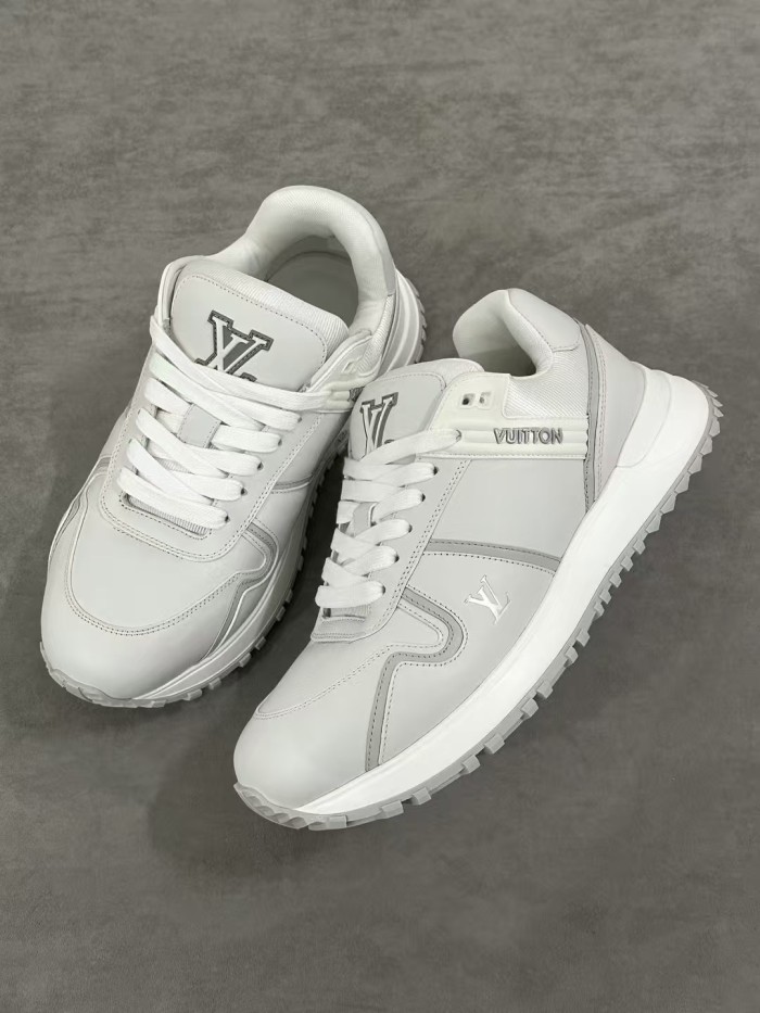 NIGO Louis Vuitton Run Away Maxi Men's Solid Colour Leather Low-Top Lace-Up Sneakers Shoes #nigo77817