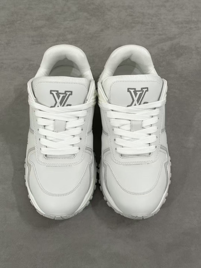 NIGO Louis Vuitton Run Away Maxi Men's Solid Colour Leather Low-Top Lace-Up Sneakers Shoes #nigo77817