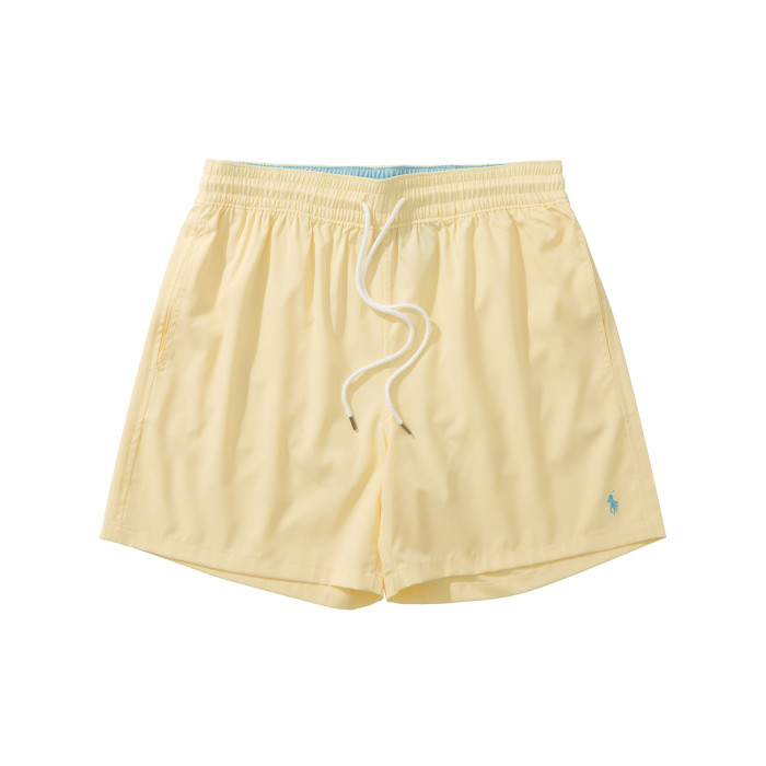 NIGO Ralph Lauren Men's Summer Solid Color Embroidered Logo Drawstring Sports Shorts #nigo77823