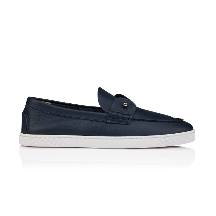 NIGO Christian Louboutin Men's Solid Color Cowhide Leather Casual Flat Loafers Shoes #nigo77839