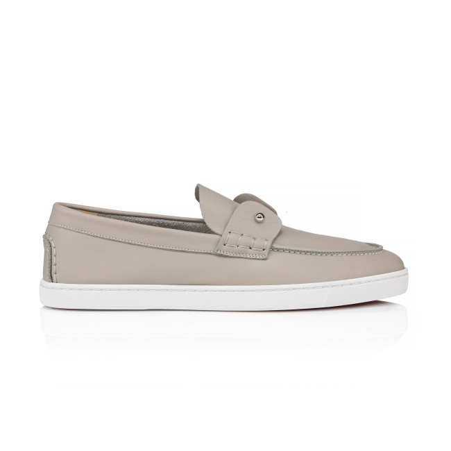NIGO Christian Louboutin Men's Solid Color Cowhide Leather Casual Flat Loafers Shoes #nigo77839
