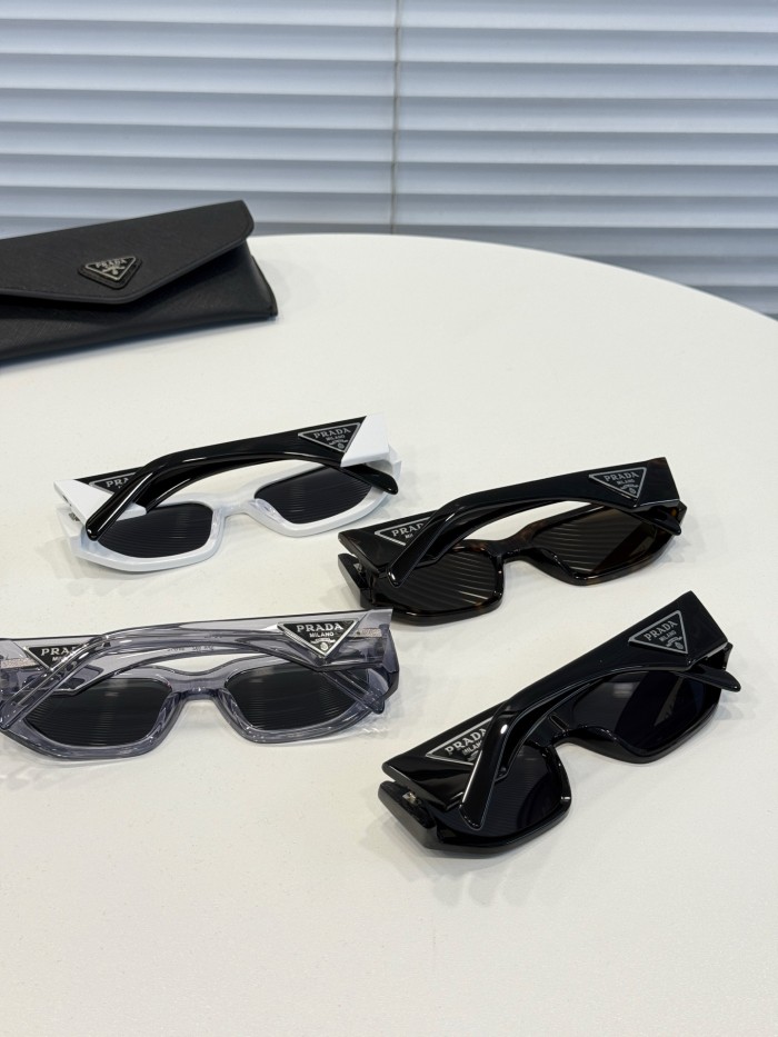 NIGO Prada Men's Solid Color Triangle Logo Square Sunglasses Eyewear Glasses #nigo77837