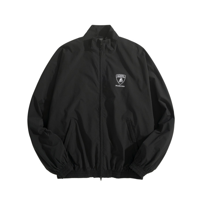 NIGO Balenciaga x Lamborghini Men's Spring/Autumn Solid Colour Car Logo Print Zipper Long Sleeve Sports Jacket And Pants Set Suit #nigo77842