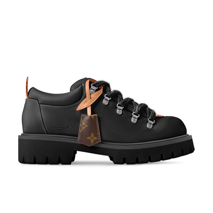 NIGO Louis Vuitton LV Remix Men's and Women's Summer Solid Color Cowhide Round Toe Lace-up Thick Sole Casual Shoes #nigo77841