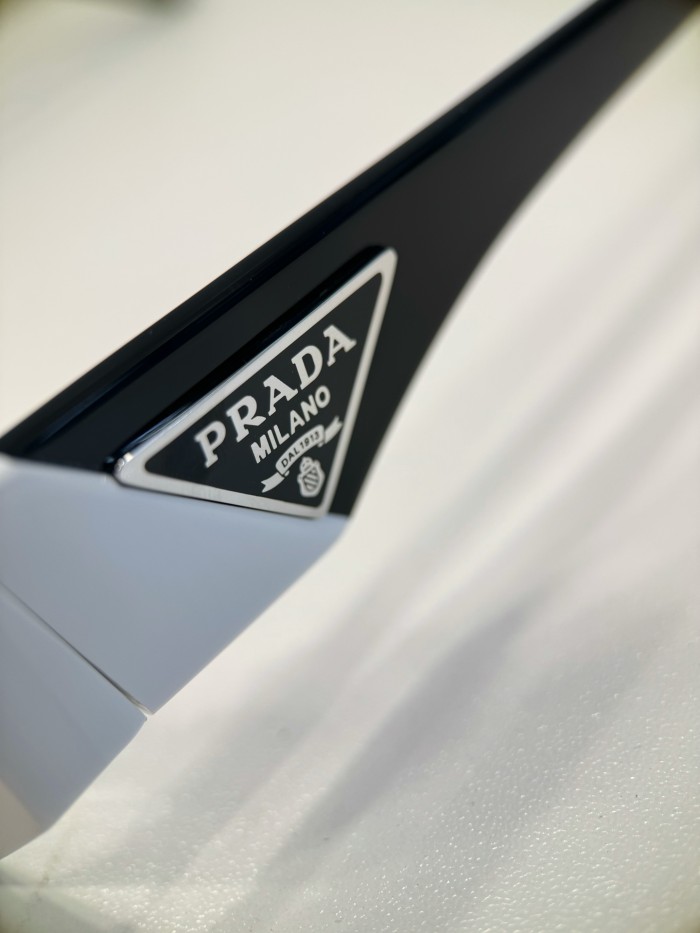 NIGO Prada Men's Solid Color Triangle Logo Square Sunglasses Eyewear Glasses #nigo77837