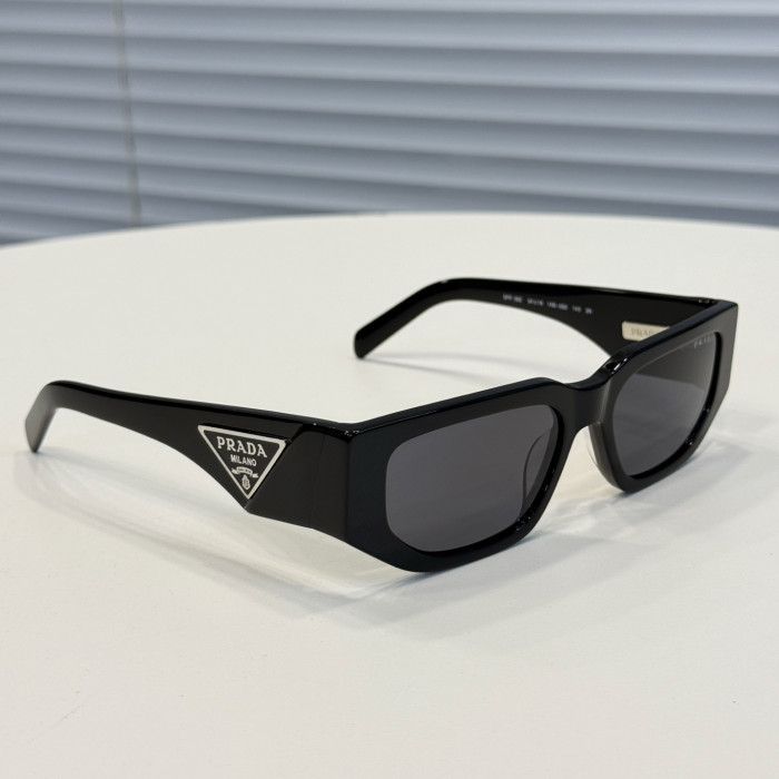 NIGO Prada Men's Solid Color Triangle Logo Square Sunglasses Eyewear Glasses #nigo77837