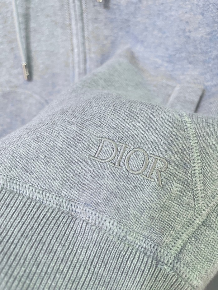 NIGO Dior Men's Spring And Autumn Lining Full Print Zipper Cotton Cashmere Solid Color Hooded Track Jacket Casual Elastic Sports Pants #nigo77855