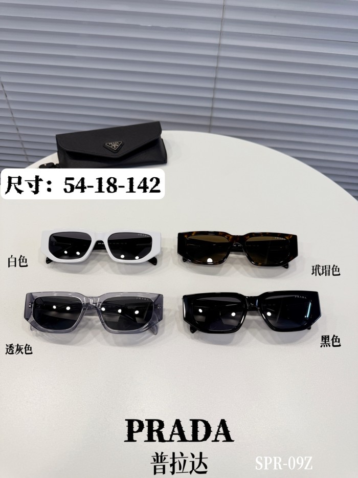 NIGO Prada Men's Solid Color Triangle Logo Square Sunglasses Eyewear Glasses #nigo77837