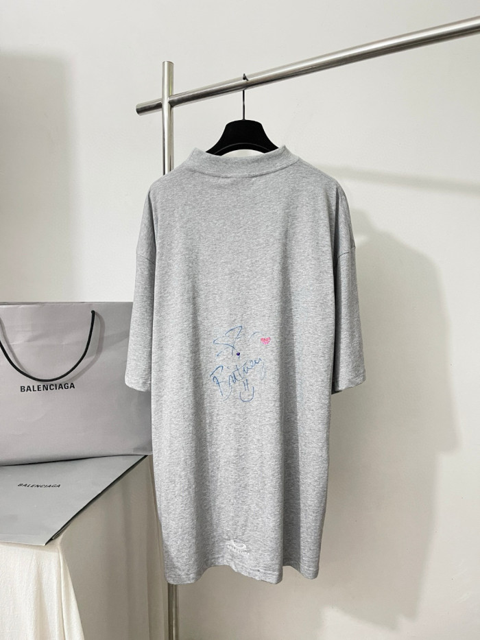 NIGO Balenciaga Music  Britney Spears Series Men's and Women's Summer Character Print Round Neck Cotton Short Sleeve T-Shirt #nigo77896