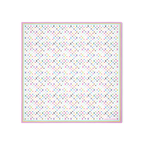 NIGO Louis Vuitton Lv X Tm Women's Colorful Letter Print Sheep Wool Shawl Scarf Accessories #nigo77885