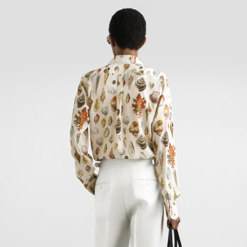 NIGO Dolce&Gabbana Shell Printed Silk Martini Shirt Men's Spring And Summer Long Sleeve Single Breasted Fashion Elegant Casual Shirt Ngvp #nigo1978