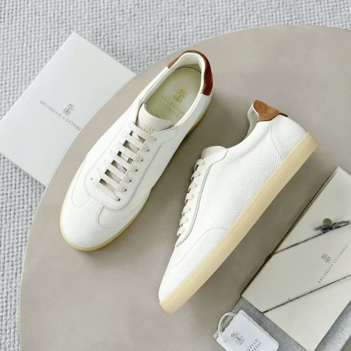 NIGO Brunello Cucinelli Men's Spring And Summer Washed Suede Rubber Sole Shoes Fashion Casual Solid Color Flat Sneakers Ngvp #nigo1983