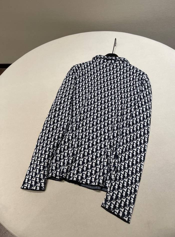 NIGO Dior Men's Spring/Autumn Solid Color Letter Print Single Button Long Sleeve Shirt #nigo77922