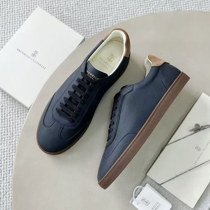 NIGO Brunello Cucinelli Men's Spring And Summer Washed Suede Rubber Sole Shoes Fashion Casual Solid Color Flat Sneakers Ngvp #nigo1983