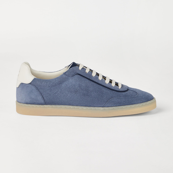 NIGO Brunello Cucinelli Men's Spring And Summer Washed Suede Rubber Sole Shoes Fashion Casual Solid Color Flat Sneakers Ngvp #nigo1983