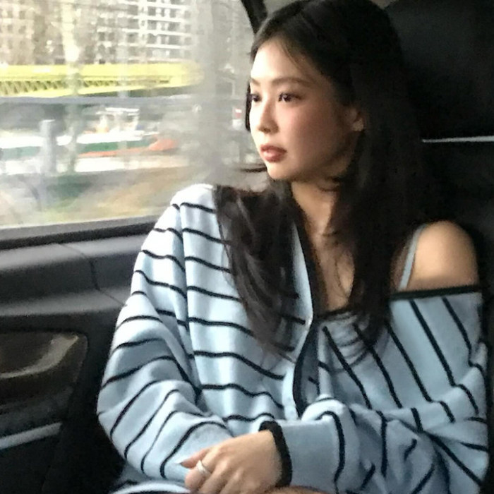 NIGO Chanel Women's V-Neck Striped Spring, Autumn And Winter Long Solid Color Cashmere Knitted Cardigan Ngvp #nigo1981