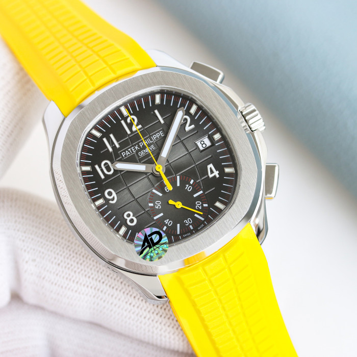 NIGO Patek Philippe Aquanaut Men's Solid Color Automatic Mechanical Movement Rubber Strap 42.2 mm Case Watch #nigo77942