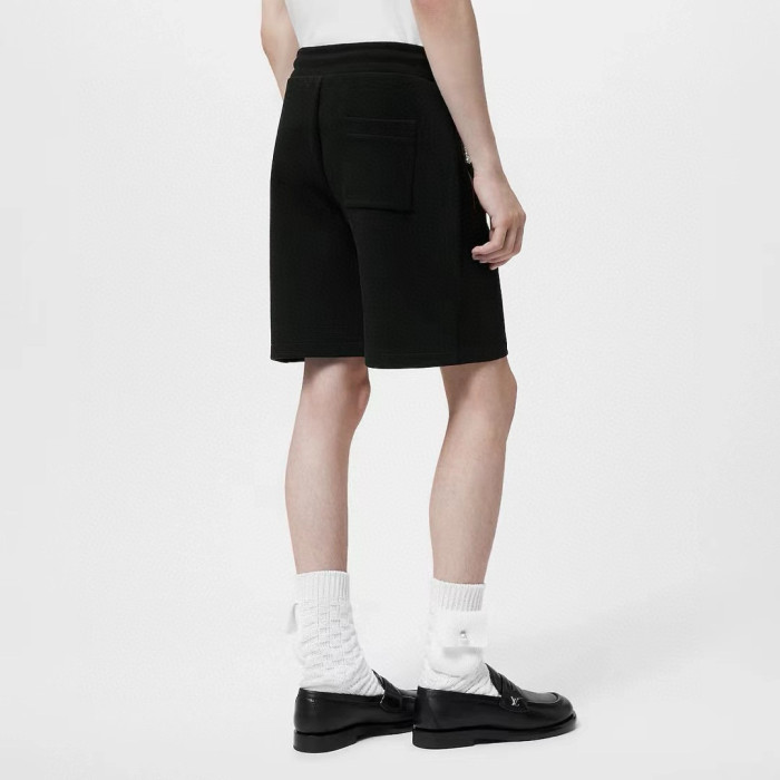 NIGO Louis Vuitton Men's Summer Solid Color Drawstring Tie-Up Slim Fit Casual Shorts #nigo77953