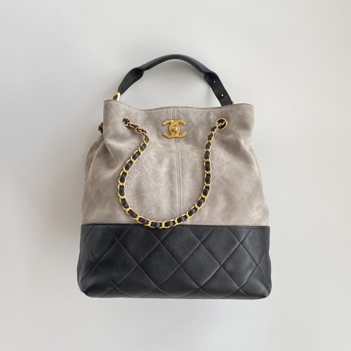 NIGO Chanel Women's Multicolored Chain Shoulder Strap Suede And Leather Shoulder Bag Handbag Bags #nigo77956