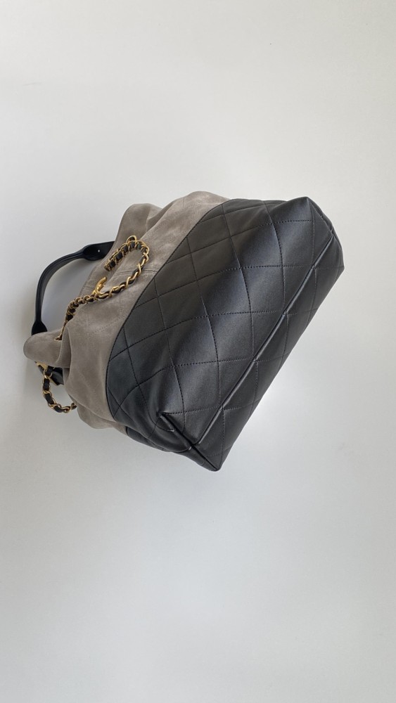 NIGO Chanel Women's Multicolored Chain Shoulder Strap Suede And Leather Shoulder Bag Handbag Bags #nigo77956