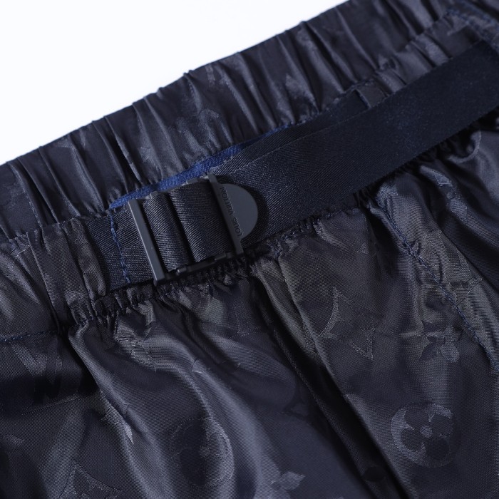 NIGO Louis Vuitton Men's Summer Solid Colour Subtle Pattern Logo Print Stretch Waistband Casual Trousers Pants #nigo77961