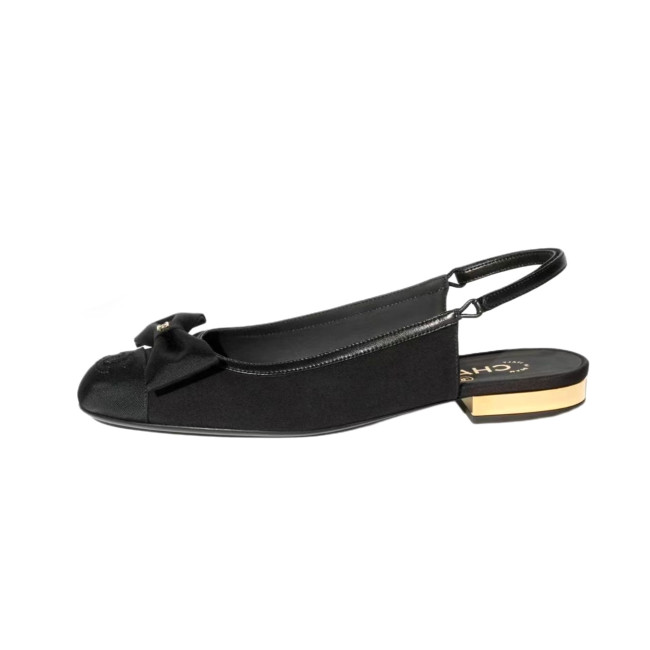 NIGO Chanel Women's Spring/Summer Solid Color Round Toe Low Heel Lambskin Fashionable Simple Shoes #nigo77985