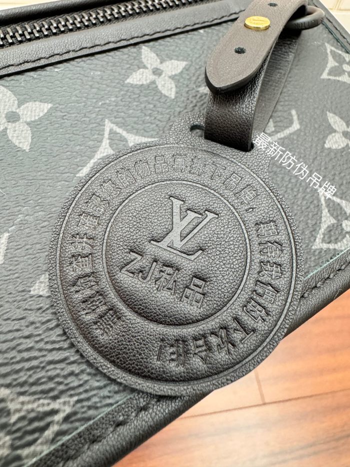 NIGO Louis Vuitton BOSPHORE Men's Solid Color Detachable Shoulder Strap Letter Print Leather Shoulder Bag Crossbody Bags #nigo77964