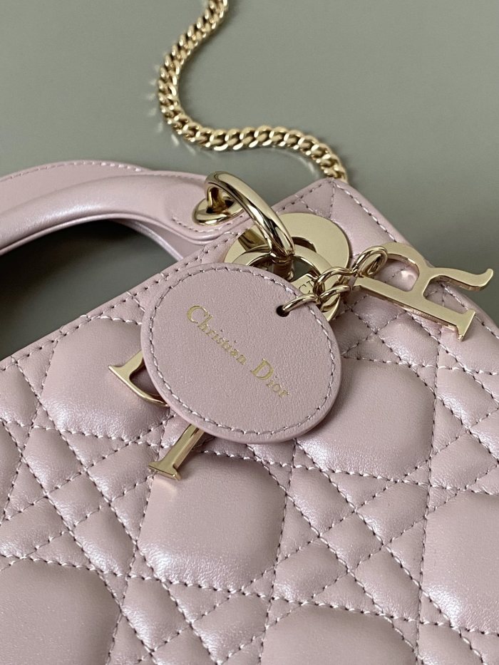 NIGO Dior Lady Women's Solid Color Metal Pendant Removable Chain Shoulder Strap Wicker Pattern Sheepskin Leather Single Shoulder Crossbody Handbag Bag Bags #nigo77983