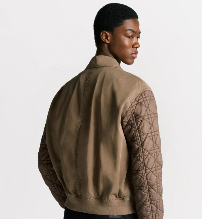 NIGO Dior Men's Classic Autumn And Winter Checkered Pattern Cotton Twill Embroidered Print Single-breasted Long Sleeved Jacket #nigo77977