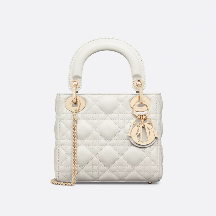 NIGO Dior Lady Women's Solid Color Metal Pendant Removable Chain Shoulder Strap Wicker Pattern Sheepskin Leather Single Shoulder Crossbody Handbag Bag Bags #nigo77983