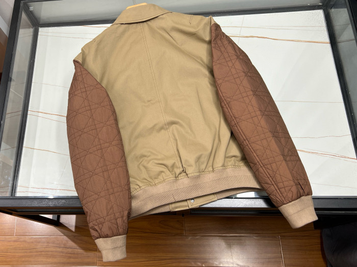 NIGO Dior Men's Classic Autumn And Winter Checkered Pattern Cotton Twill Embroidered Print Single-breasted Long Sleeved Jacket #nigo77977