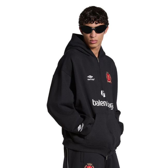 NIGO Balenciaga Men's And Women's Spring And Autumn Letter Print Logo Embroidered Knitted Fabric Hooded Zipper Sweatshirt Jacket#nigo77962
