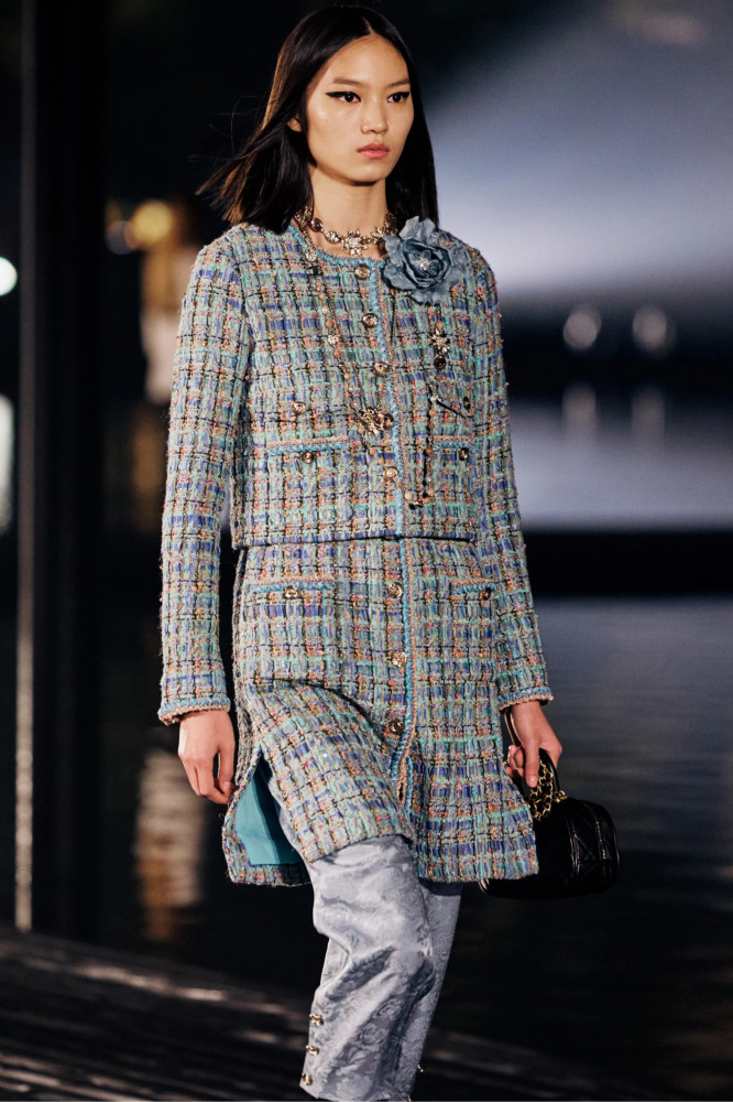 NIGO Chanel Fashionable Women's Woven Patchwork Tweed Short Jacket With Pockets For Autumn And Winter Ngvp #nigo2167