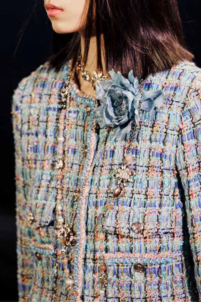 NIGO Chanel Fashionable Women's Woven Patchwork Tweed Short Jacket With Pockets For Autumn And Winter Ngvp #nigo2167