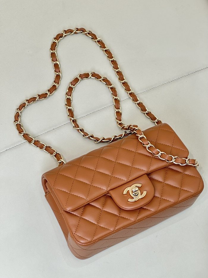 NIGO Chanel Women's Solid Color Classic Metal Chain Leather Flap Bag, Shoulder Bag Crossbody Bags #nigo78116