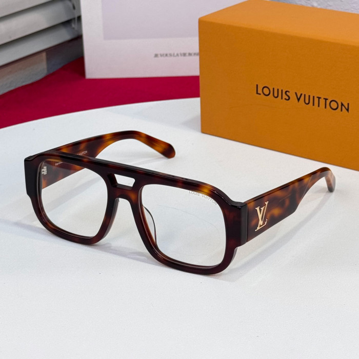NIGO Louis Vuitton LV CLASH PILOT Men's And Women's Solid Color Full-frame Design Logo Sunglasses Eyeglasses Glasses #nigo77999