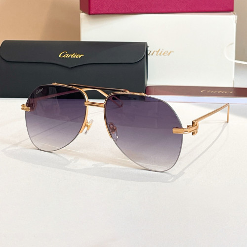 NIGO Panthère de Cartier Men's And Women's Metal Striped Sunglasses Eyeglasses Glasses #nigo77997