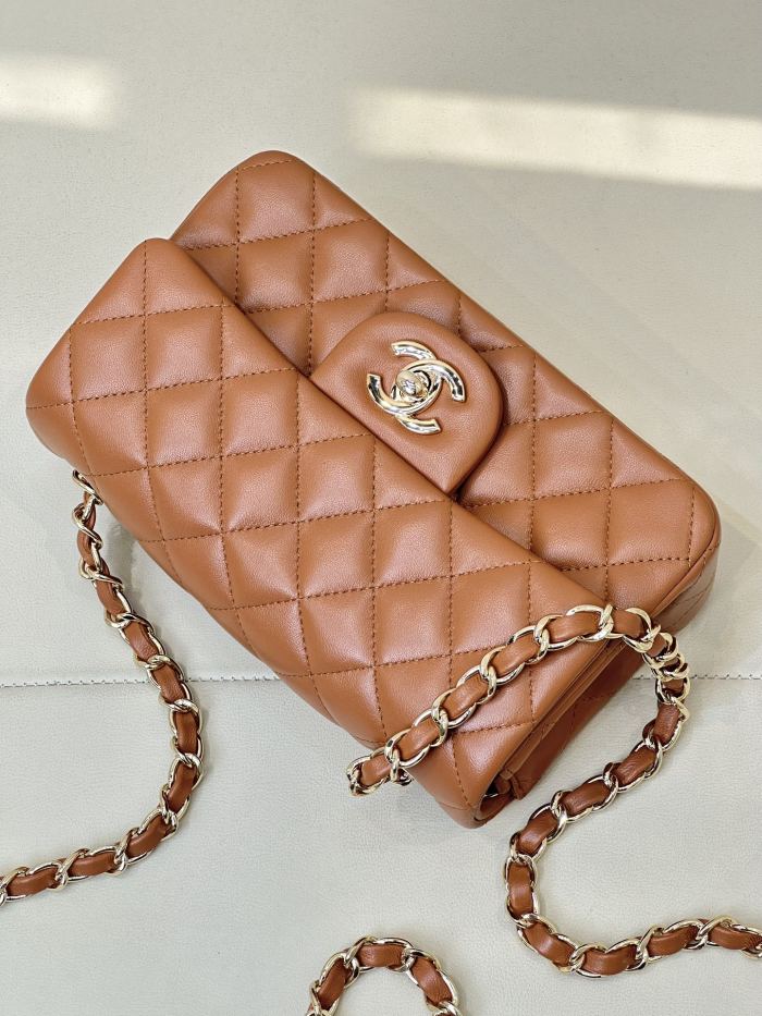 NIGO Chanel Women's Solid Color Classic Metal Chain Leather Flap Bag, Shoulder Bag Crossbody Bags #nigo78116