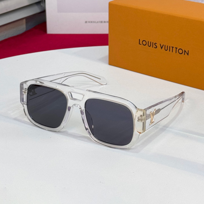 NIGO Louis Vuitton LV CLASH PILOT Men's And Women's Solid Color Full-frame Design Logo Sunglasses Eyeglasses Glasses #nigo77999