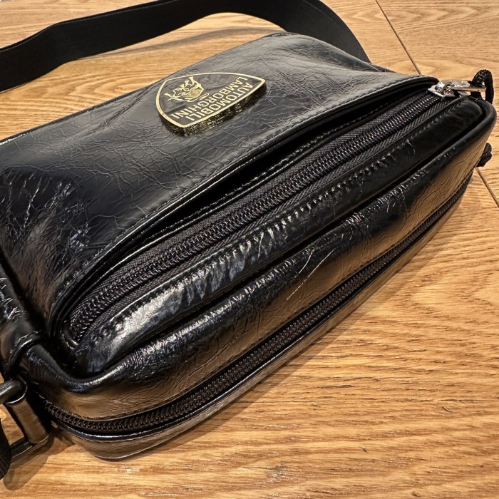 NIGO Balenciaga Automobili Lamborghini Explorer Men'S Solid Color Sheepskin Crossbody Bag Shoulder Bags #nigo78132