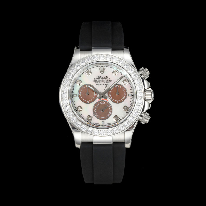 NIGO Rolex Men's Classic Solid Color Strap Round Dial Classic Fashion Automatic Mechanical Watch #nigo78121