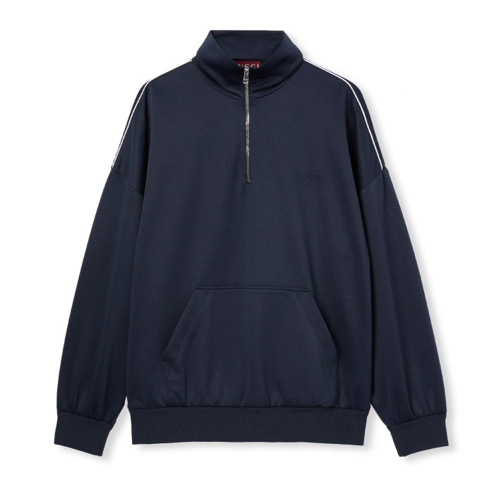 NIGO Gucci  Lido Men's Spring/Autumn Solid Color Printed Embossed Stand-up Collar Half-zip Long Sleeve Sweatshirt And Pants Suit Set #nigo78136