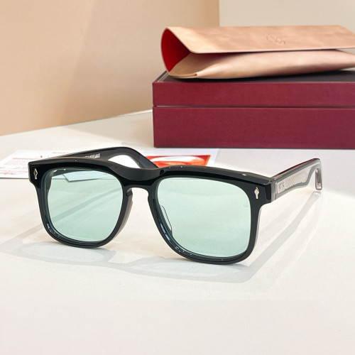 NIGO Jacques Marie Mage Wesleyi Men's And Women's Transparent Frames Square Tinted Sunglasses Fashion Modern Trend Casual Glasses Accessories Ngvp #nigo2219