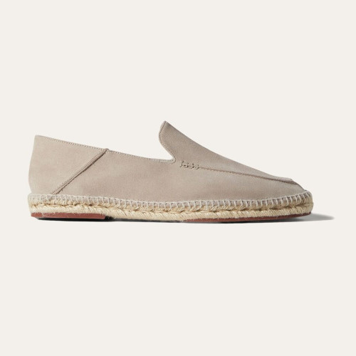 NIGO Loro Piana Seaside Walk Men's Casual Shoes Spring And Summer Suede Casual Shoes Fashion Temperament Comfortable Flat Shoes Slippers Ngvp #nigo2224