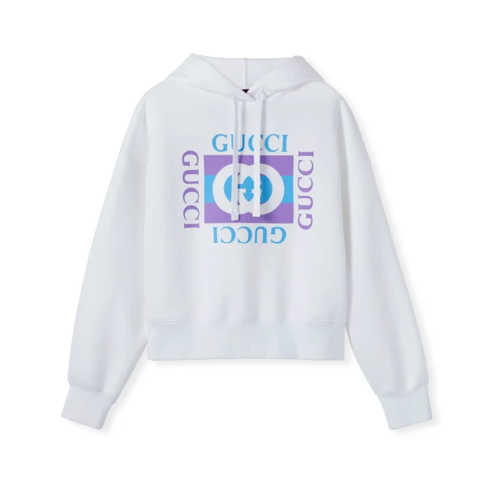 NIGO Gucci Women's Spring/fall Solid Color Letter Print Hooded Long Sleeve Casual Fashion Sweatshirt #nigo78144